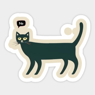 Lazy cat Sticker